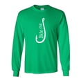 thumbnail image 1 of Bite Me Fish Hook Adult Long Sleeve T-shirt, 1 of 2