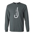 thumbnail image 1 of Bite Me Fish Hook Adult Long Sleeve T-shirt, 1 of 2