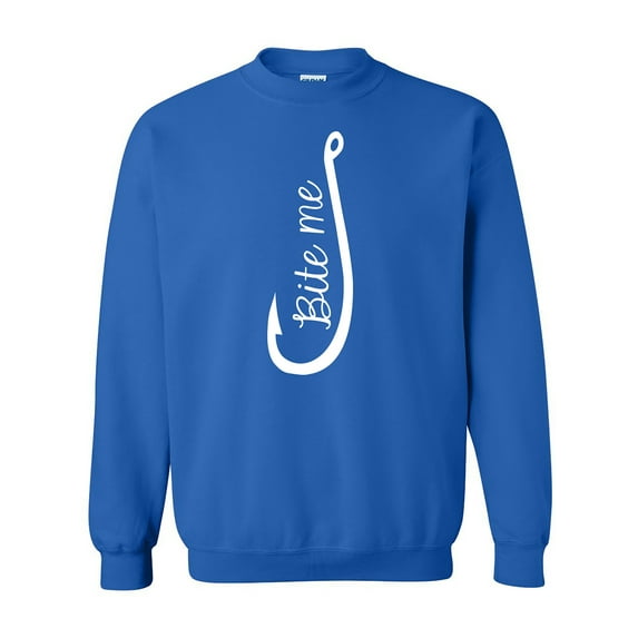Bite Me Fish Hook Crewneck Sweatshirt