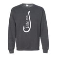 thumbnail image 1 of Bite Me Fish Hook Crewneck Sweatshirt, 1 of 2