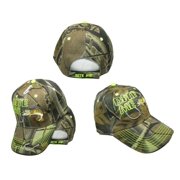 Bite Me Hook Trout Fishing Camouflage Camo Embroidered Cap CAP925C Hat