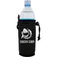 thumbnail image 1 of Bite Me Shark Neoprene Water Bottle Coolie (Black), 1 of 4