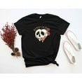 Bite Me Skull Flower Halloween Shirt, Poison Apple Halloween Floral
