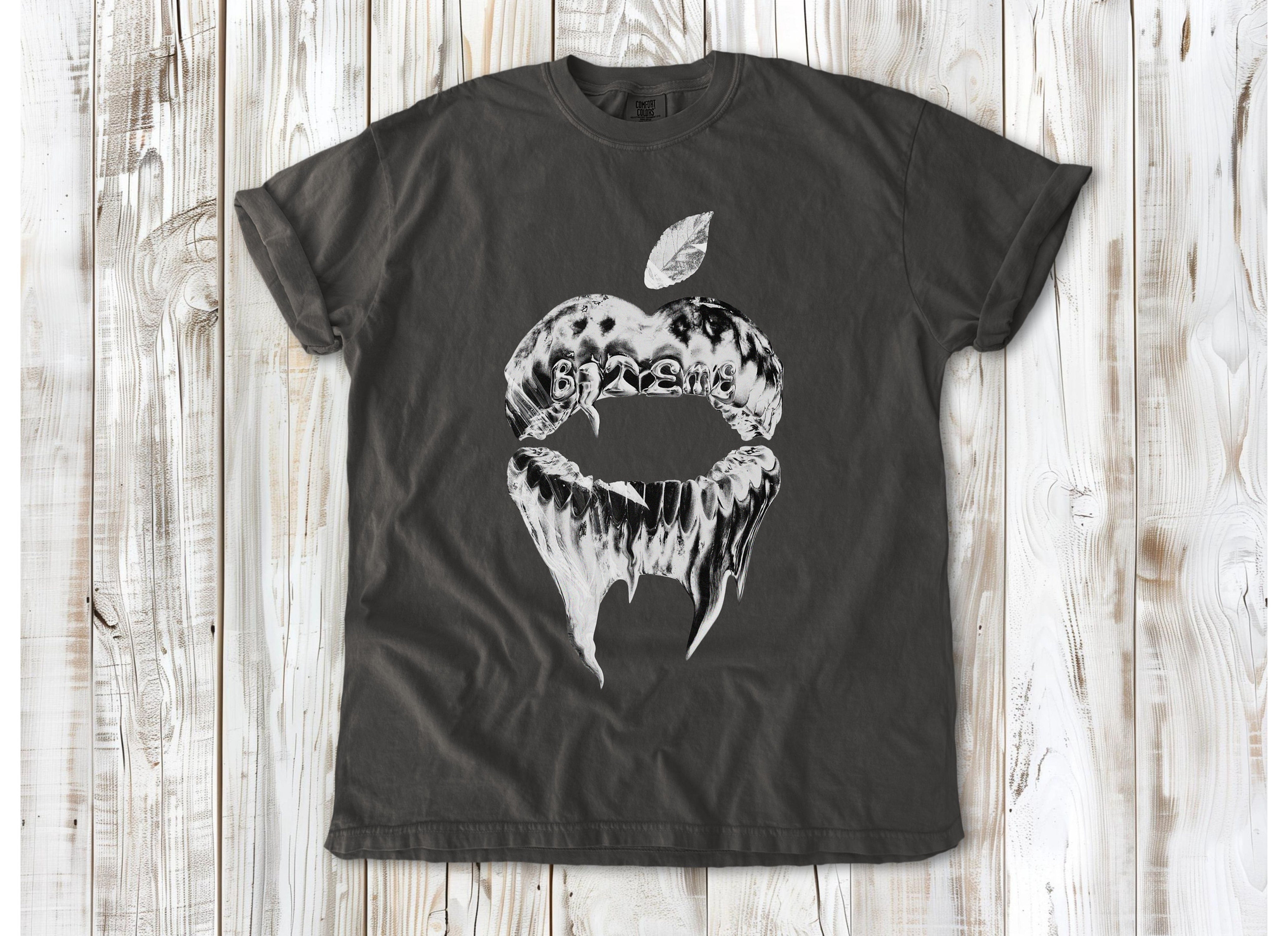 Bite Me Vampire Teeth Halloween T-Shirt Women - Funny Pumpkin Graphic Tee, Fall Athletic Shirt For Gym & Yoga
