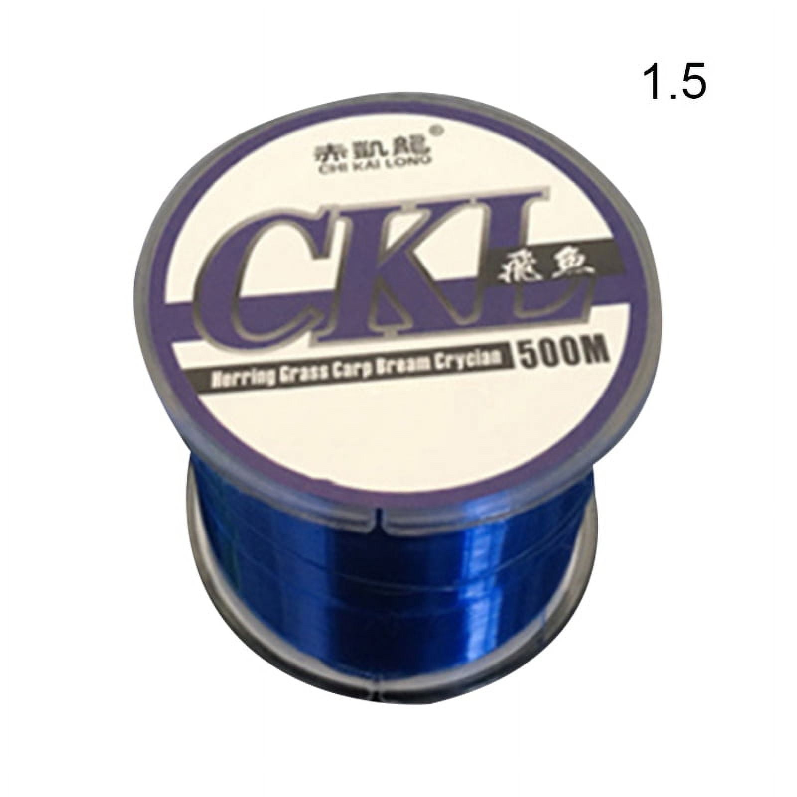Bite Resistant Sea Rod Fishing Line 500m Fishing Line Super Strong Pull Cut  Water Quickly Wear Resistant Blue 1.5 
