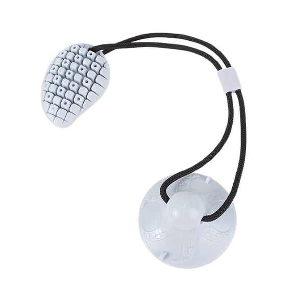 Bite-Resistant Suction Cup Dog Toy - Durable Chew & Slow Feeder for Aggressive Chewers, Promotes Dental Health & Stress Relief (Elastic Rope Design)