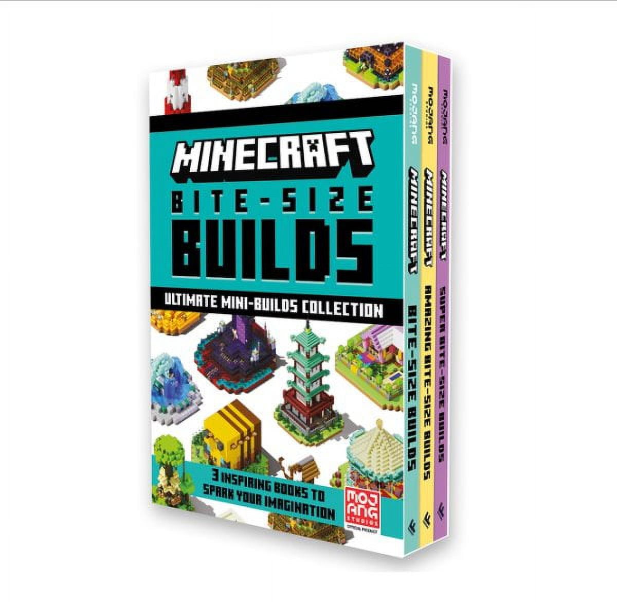 Minecraft Bite-Size Builds by Mojang AB 3 Books Collection Box Set - Ages 7+ - Hardback
