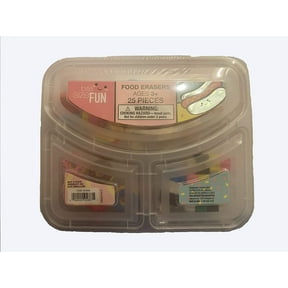 Bite size fun - food erasers