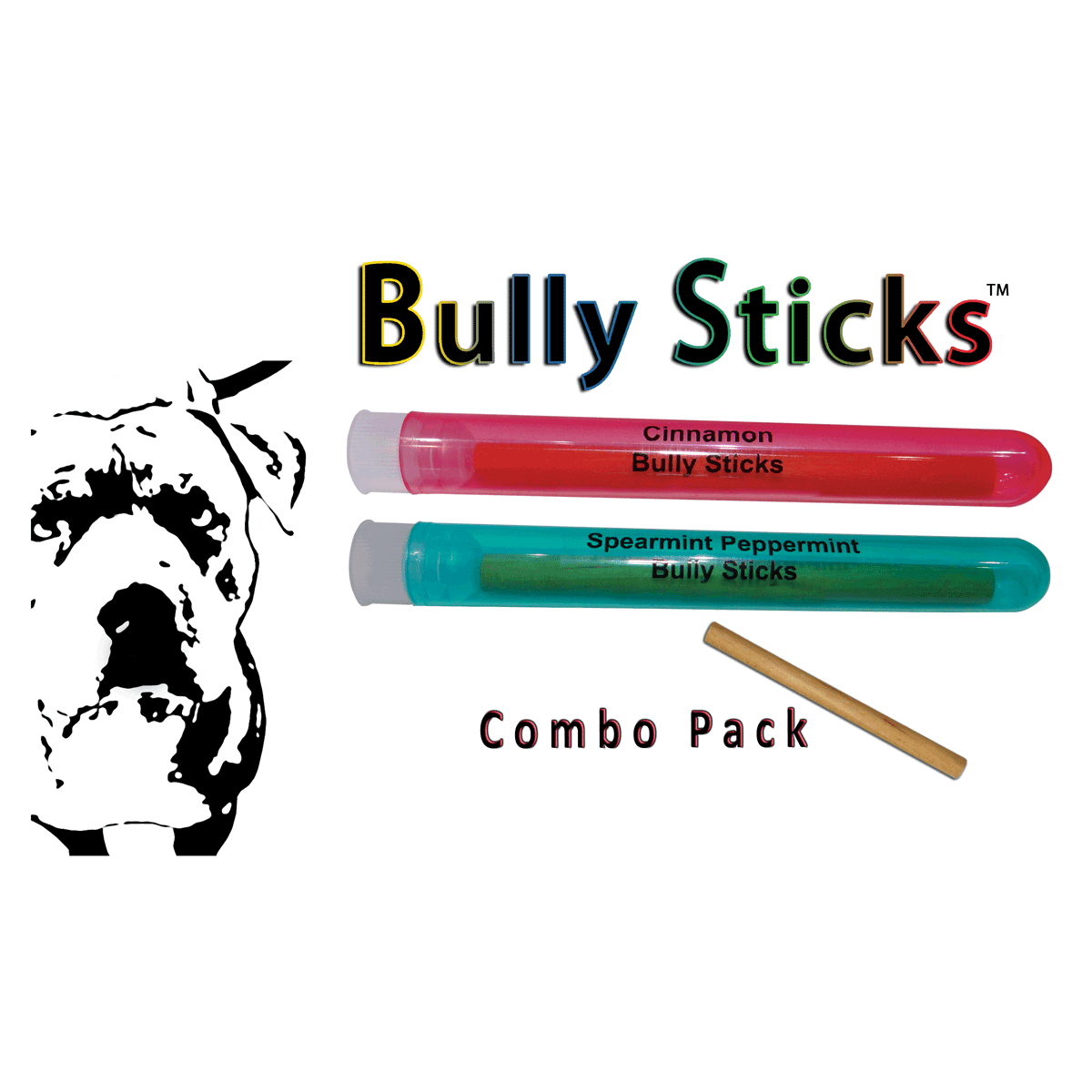 BiteMyWood Combo Pack of 4inch Bully Stick All Natural Cinnamon and