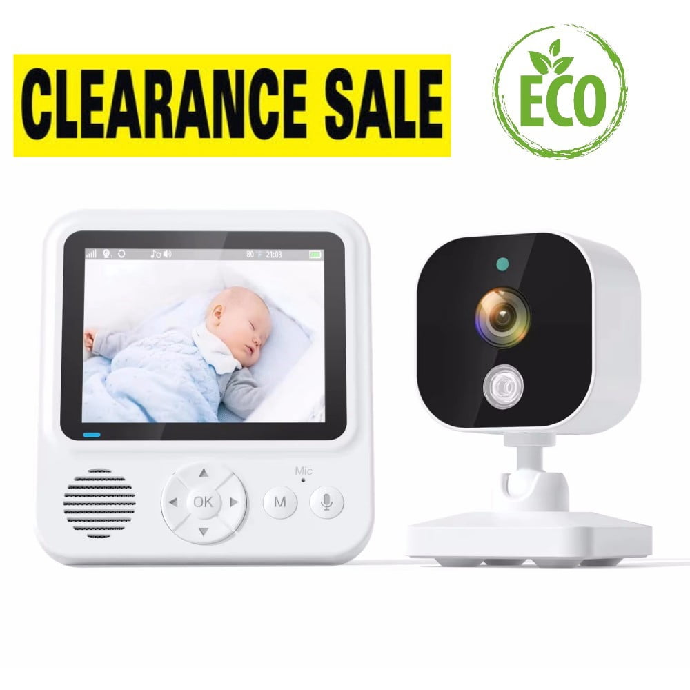 Bitiwend 2.8" Video Baby Monitor with Camera and Audio, Night Vision, Real Time, VOX Mode, Temperature Sensor
