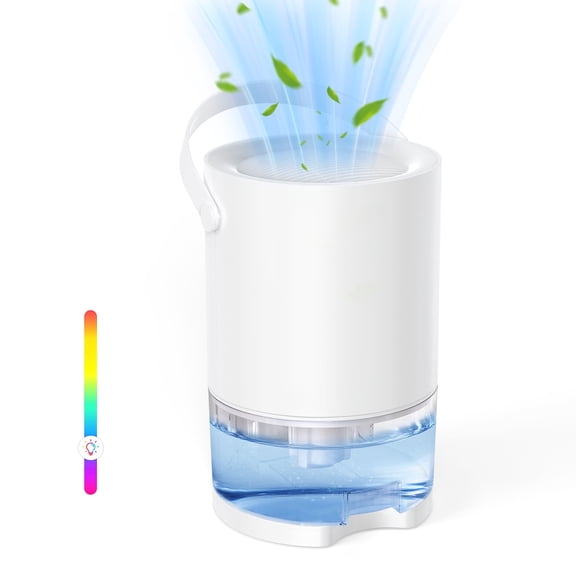 Bitiwend 1200ml Portable Dehumidifier, Auto Defrost, Ultra Quiet for Home Large Room Bathroom Garage,Auto Power Off,LED Indicator,clearance sales,White