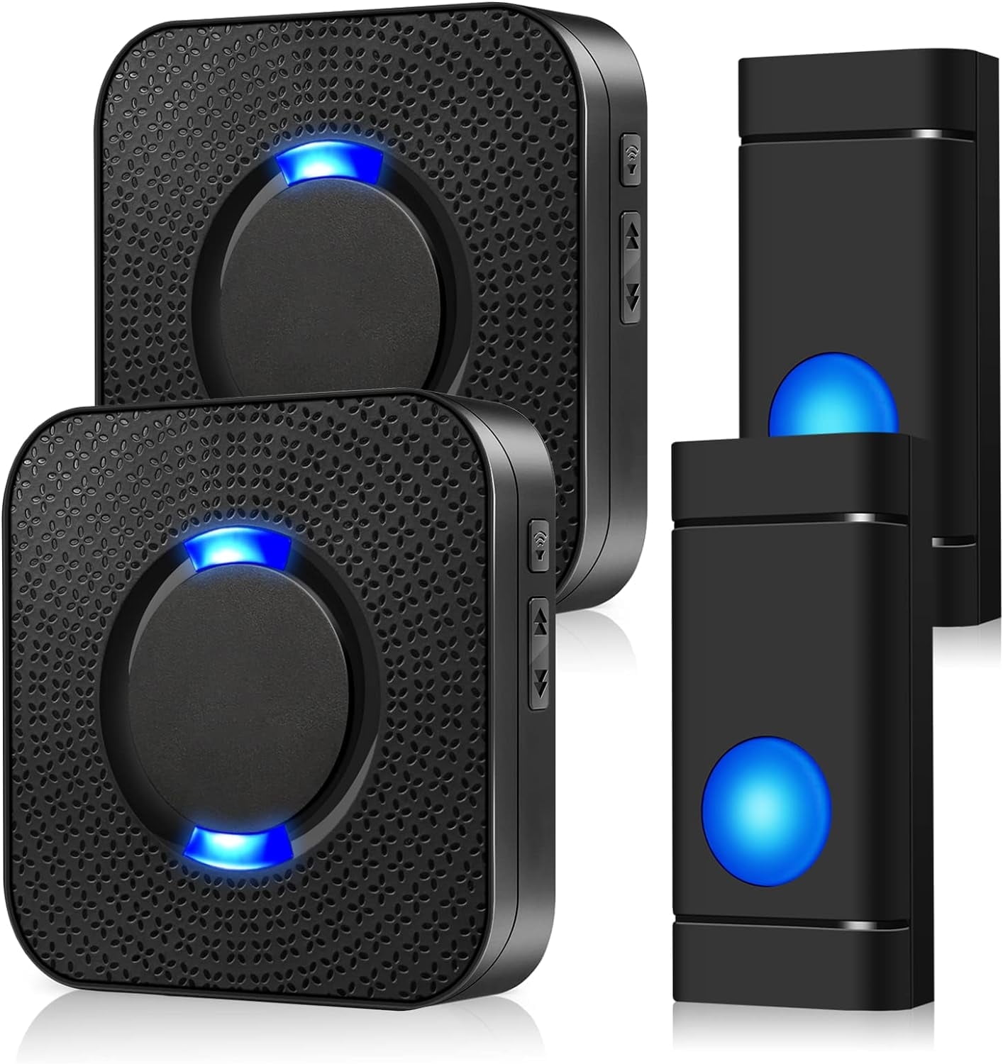 SECRUI Wireless Doorbell with 2 Buttons, Waterproof Mini