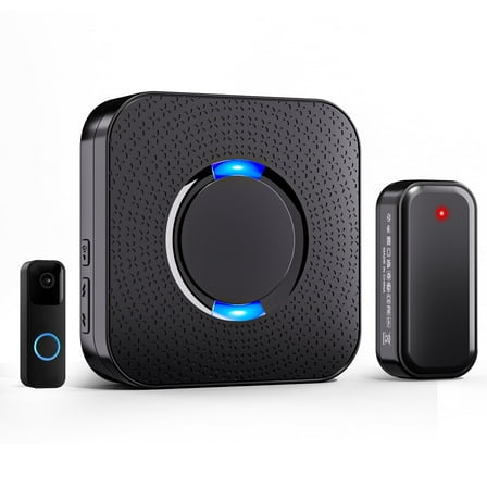 Wireless Doorbell Chime Video Doorbell Extender - Compatible with Blink Video Doorbell (1 Video Doorbell Extender 1 Receiver)