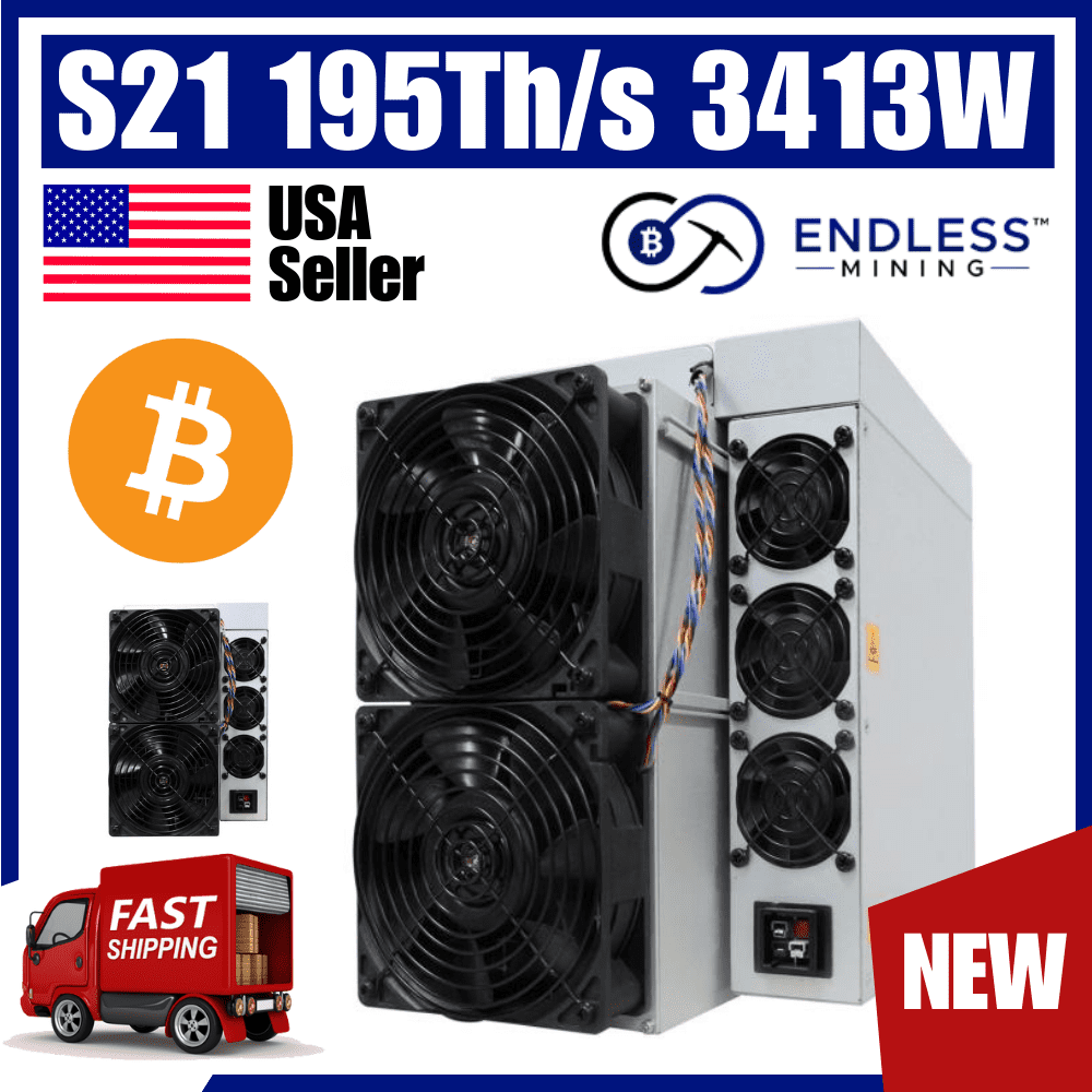 Bitmain Antminer S21 195T 3413W - BTC Miner Input Guam | Ubuy