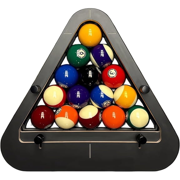 Bitman-Rack 9-Ball PRO, Precision Billiard Rack, Machined Aluminum Pool Triangle, Consistent Tight Rack Tool for Ball Pool Tables, Professional Pool Accessories