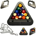 thumbnail image 1 of Bitman-Rack 9-Ball PRO, Precision Billiard Rack, Heavy Duty Solid Wood Pool Triangle, Consistent Tight Rack Tool for Ball Pool Tables, Professional Pool Accessories (ALL-2PC), 1 of 6