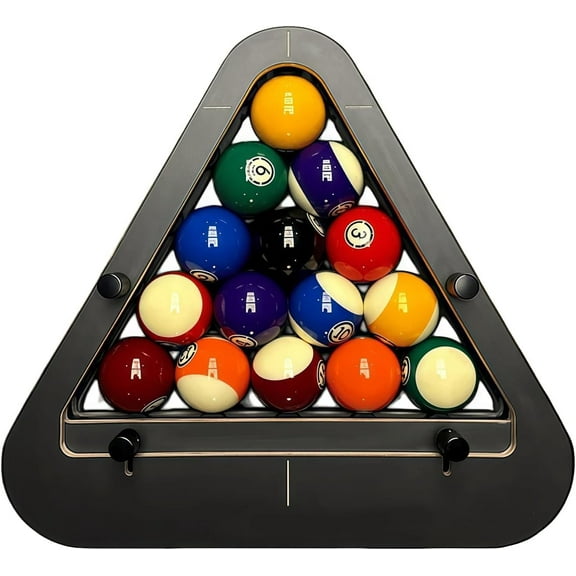 Bitman-Rack 9-Ball PRO, Precision Billiard Rack, Machined Aluminum Pool Triangle, Consistent Tight Rack Tool for Ball Pool Tables, Professional Pool Accessories