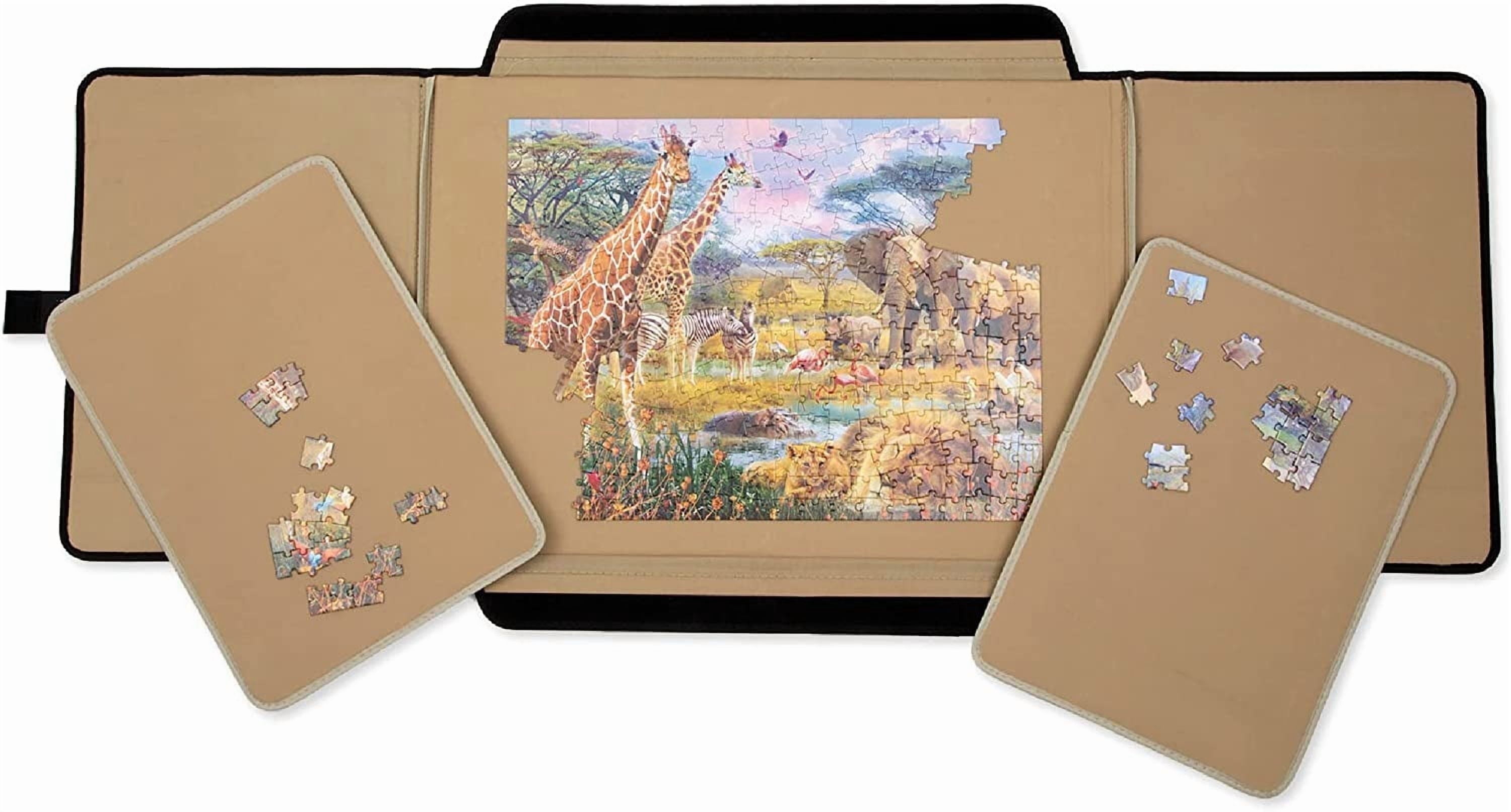 Bits And Pieces LARGE ADULTS 1000 Piece Puzzle Caddy - Portapuzzle Jigsaw Caddy Puzzle Accessory Table Puzzles