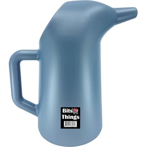 Funnel Cake Batter Pouring Pitcher 2 Qt - Batter Dispenser Pitcher - Funnel Cakes, Pancakes, Waffles & Crepes - Durable Plastic Pouring Container - Bits N Things