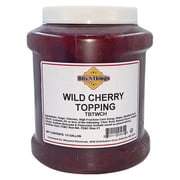 Wild Cherry Dessert Topping 64 oz - Ice Cream, Sundaes, Cheesecake & Pie Filling - Kosher, Made in America - Bakery & Dessert Sauce - Bits N Things