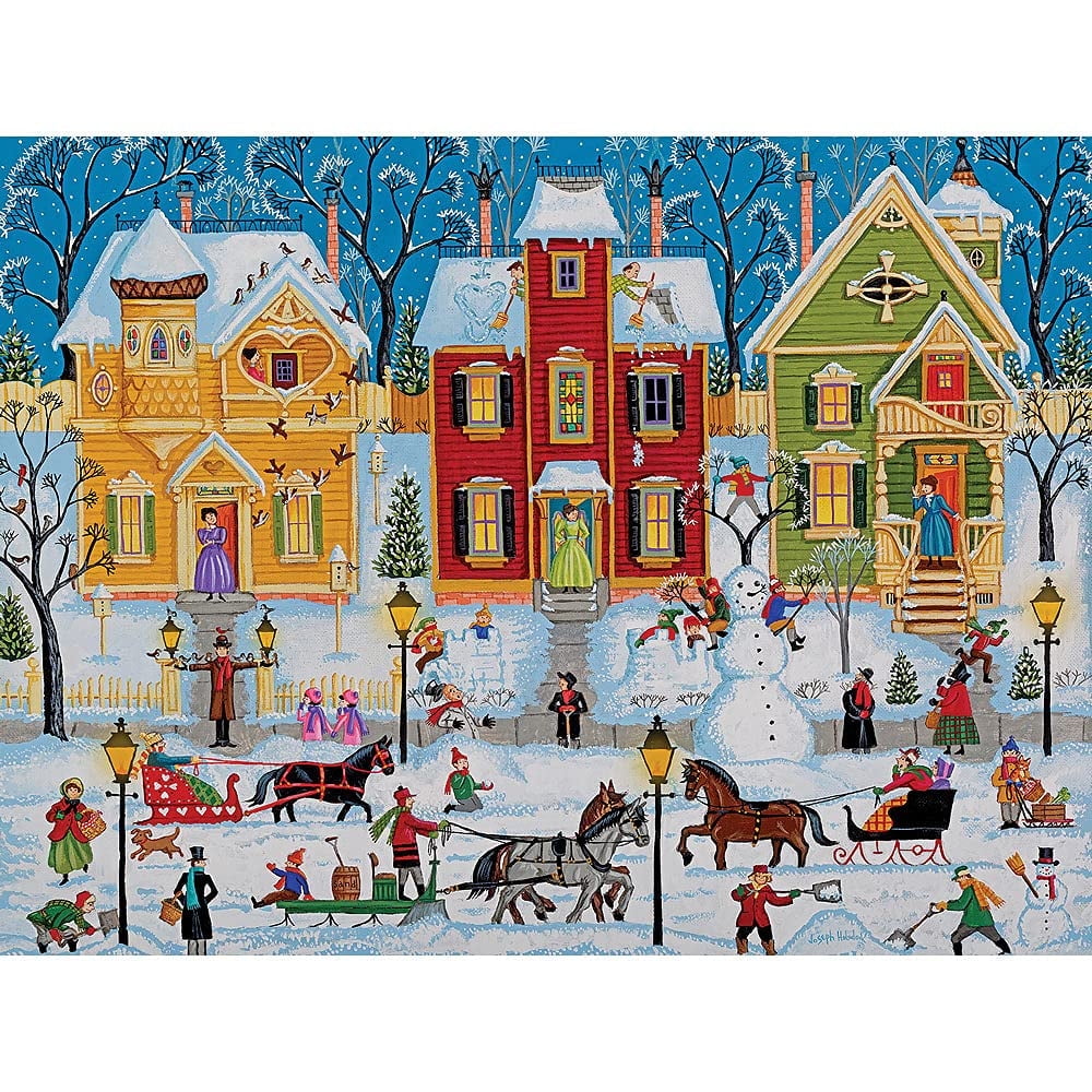 Bits And Pieces 1000 Piece Jigsaw Puzzle - Summer Outing Lake Cabin Scene By Mary Thompson