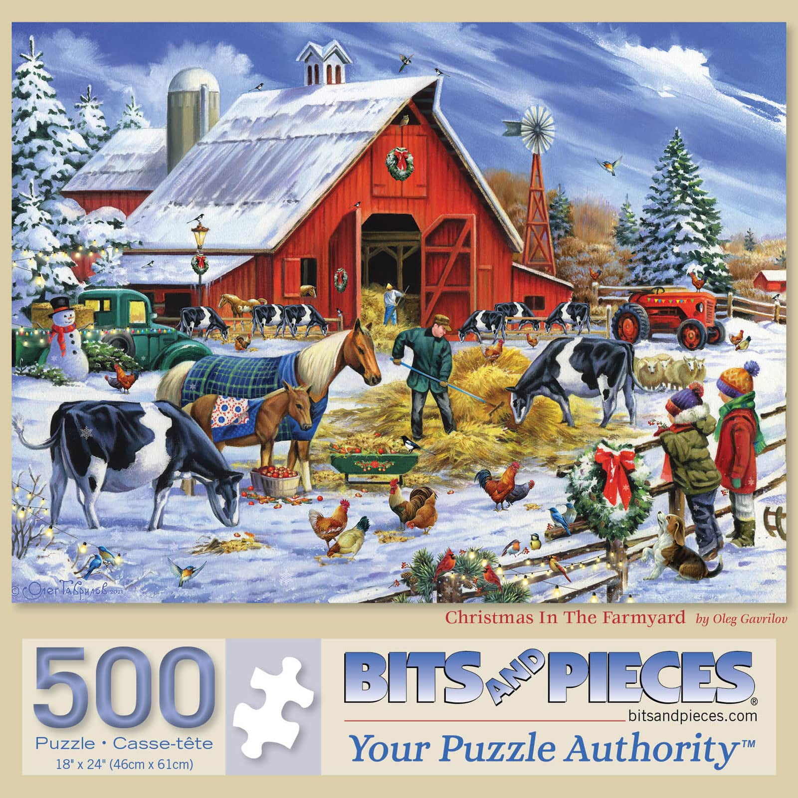 Bits and Pieces - 500 Piece Jigsaw Puzzle for Adults 18" x 24 ...