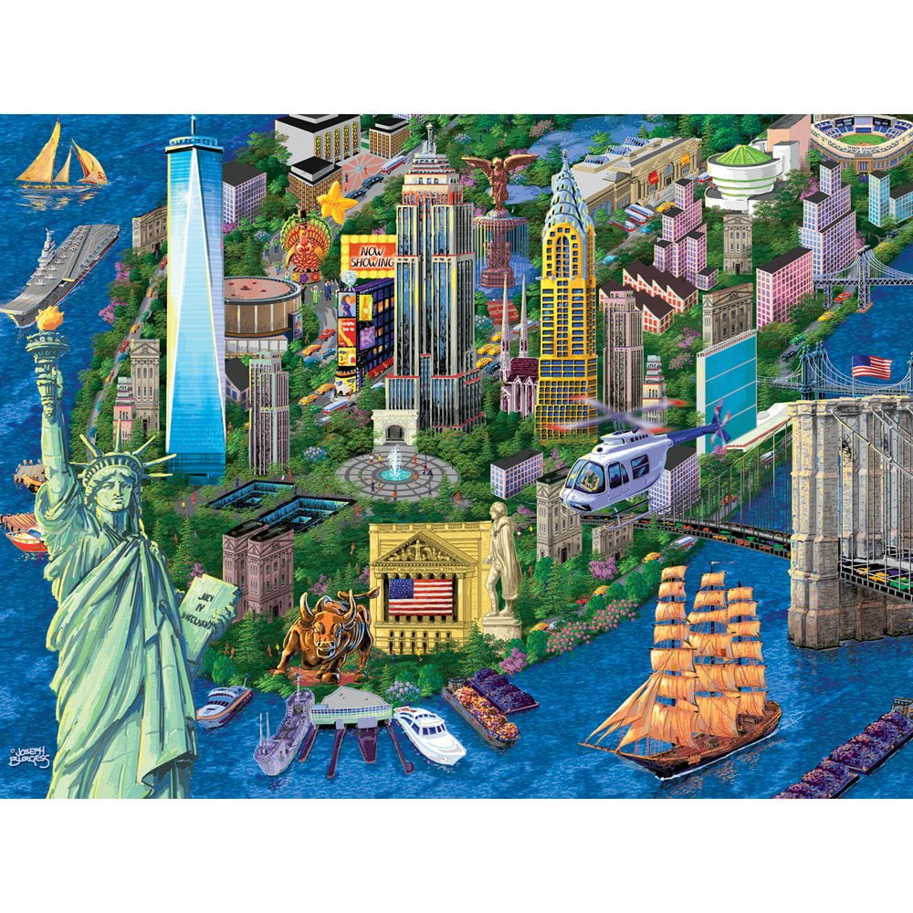 Bits and Pieces - 1000 Piece Jigsaw Puzzle for Adults - New York City ...
