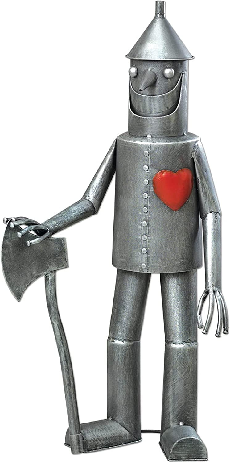 Bits and Pieces 30 ½” Tall Tin Woodsman with a Heart Yard Decorations Outdoor Garden Décor