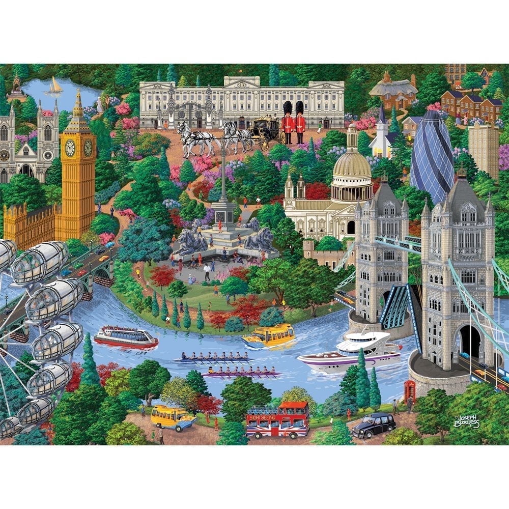300 Piece London City View Jigsaw Puzzle for Adults – by Joseph Burgess ...