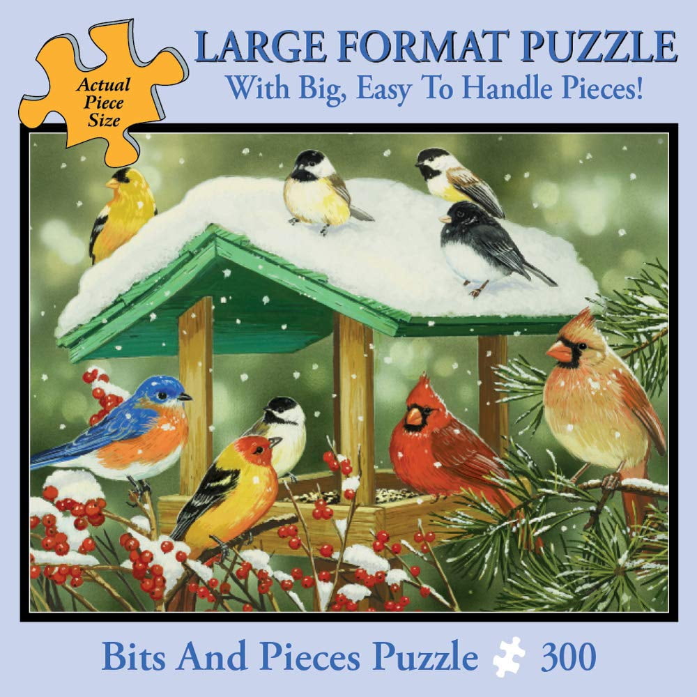 Bits and Pieces 300 Large Piece Jigsaw Puzzle for Adults Winter