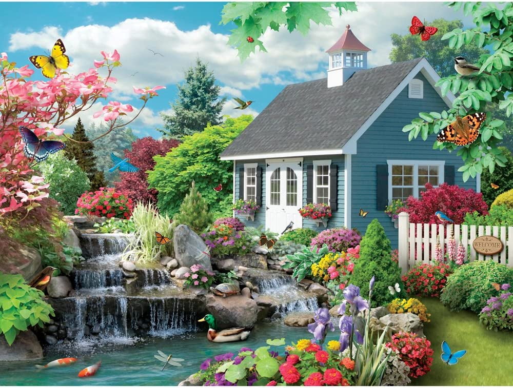 Bits and Pieces 300 Piece Jigsaw Puzzle Dream Landscape Summertime Nature by Alan Giana 18" x 24"