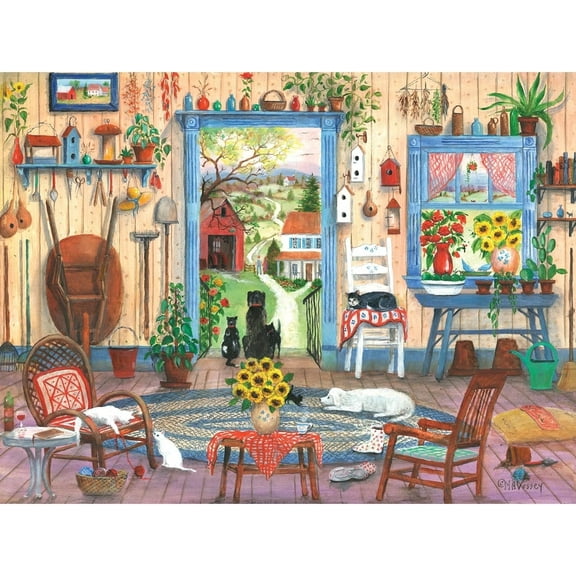 Bits and Pieces 300 Piece Puzzle – The Potting Shed – 18" x 24" Large Pieces
