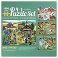thumbnail image 1 of Bits and Pieces 4-In-1 Bundle Fun On The Farm 1000 Piece Jigsaw Puzzles by Sandy Rusinko 20" x 27", 1 of 10