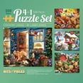 thumbnail image 1 of "Bits and Pieces Country Living 500-Piece Jigsaw Puzzles, 4-In-1 Multi-Pack by Larry Jones, 16\"" x 20\""", 1 of 12