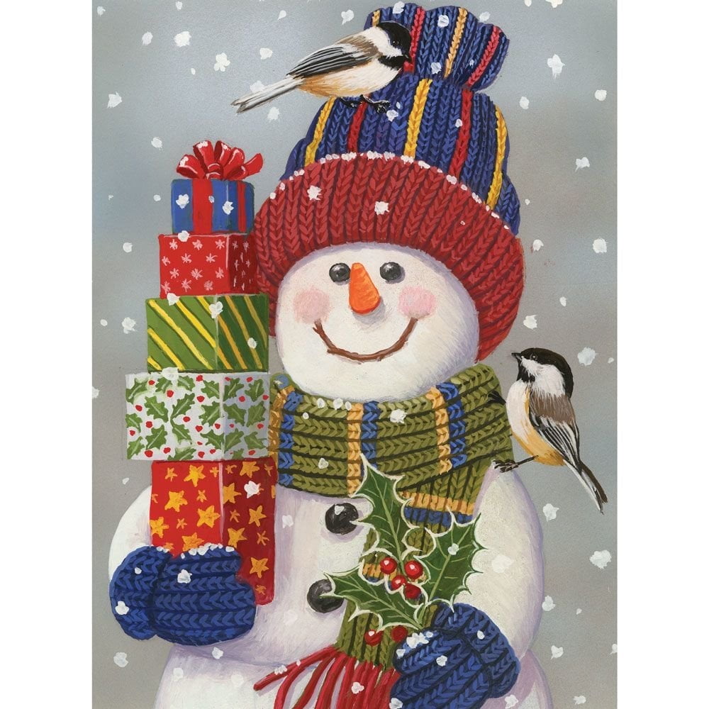 Ready For The Tree 1000 Piece Christmas Puzzle - Holiday Jigsaw With Snowman & Christmas Tree