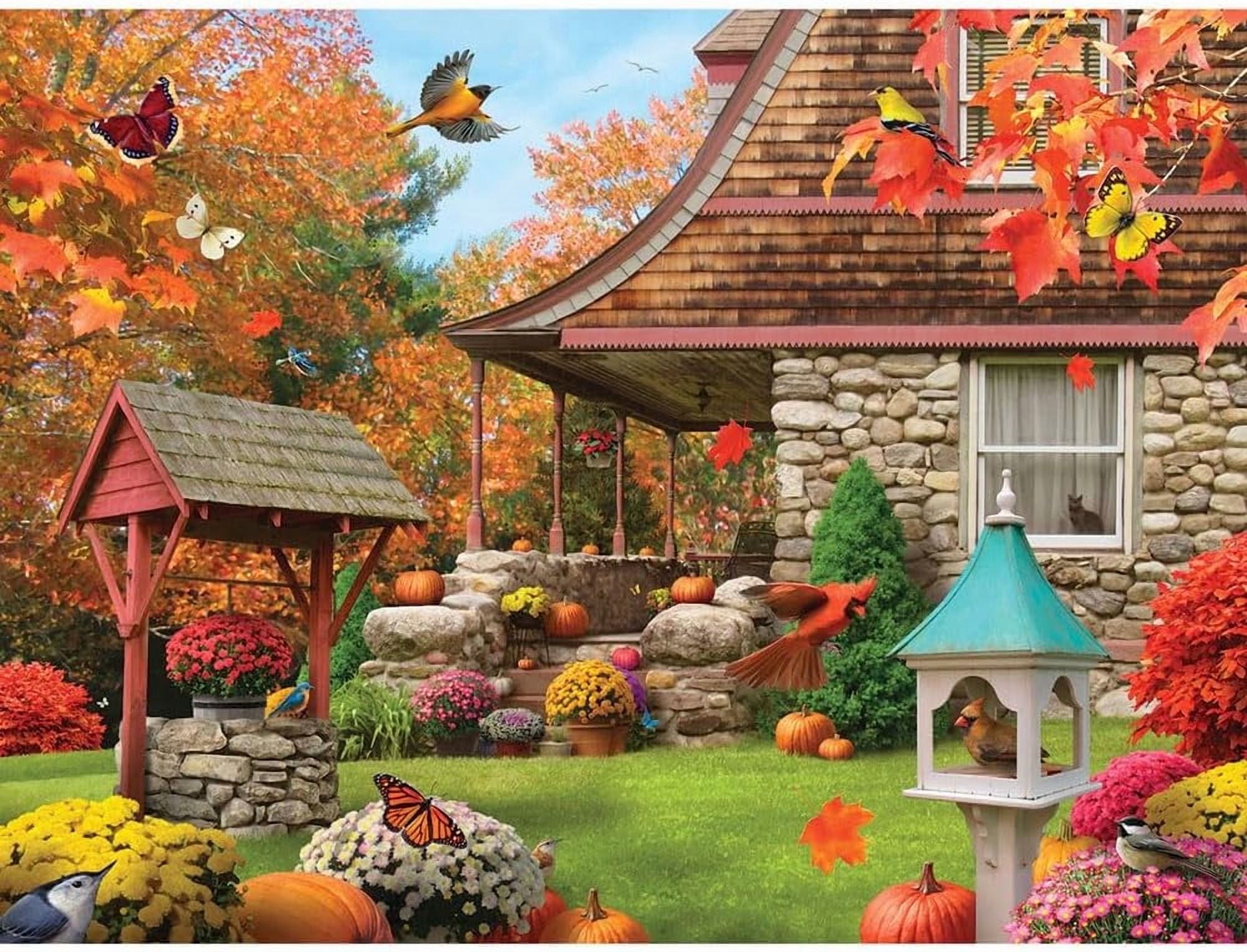 Bits and Pieces Autumn Well Wishes Jigsaw Puzzle 500 Large Piece 18" x ...