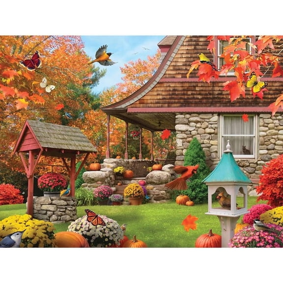 Bits and Pieces Autumn Well Wishes Jigsaw Puzzle 500 Large Piece 18" x 24"