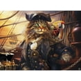 thumbnail image 1 of Bits and Pieces Captain Jackity Pirate Cat Jigsaw Puzzle 1000 Piece Michael David Ward 20" x 27", 1 of 10
