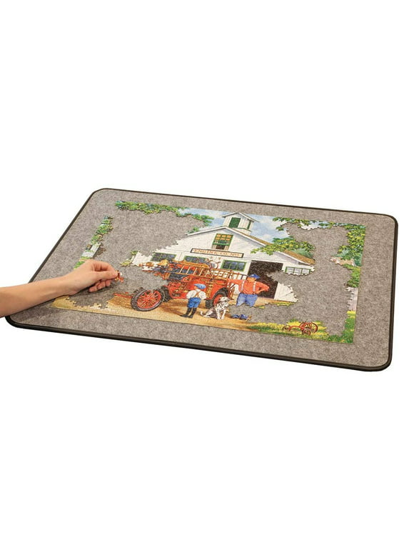 Bits and Pieces Easy-Move Jigsaw Puzzle Pad, 24 x 33 Inch Surface, Large