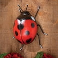 thumbnail image 1 of Bits and Pieces Garden Ladybug Red Metal Sculpture, 1 of 5