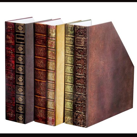 Bits and Pieces Heavy-Duty File Organizer and Magazine Holder Set of 3 3" x 11" x 12"