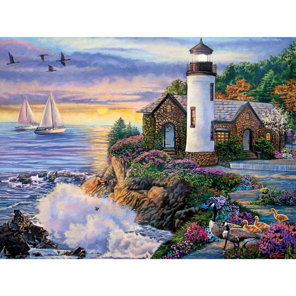 Bits And Pieces Perfect Dawn 500 Piece Jigsaw Puzzle By Laura Glen Lawson