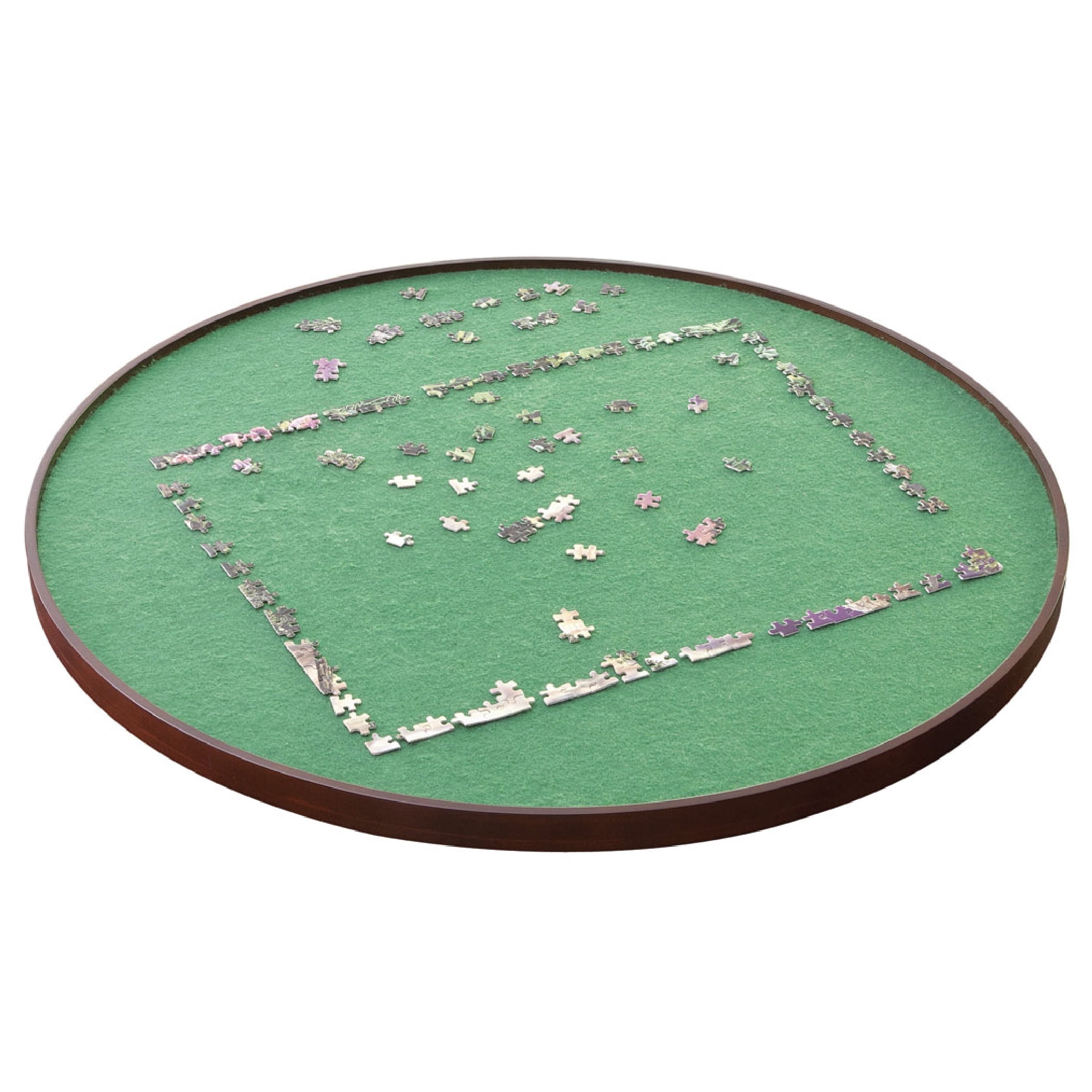 Bits and Pieces - Round Jigsaw Puzzle Spinner Surface 34" - Puzzle Accessories - Lazy Susan Puzzle Table Surface Fits 1000 Piece Puzzles