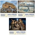 thumbnail image 1 of Bits and Pieces Jigsaw Puzzles Bible Nativity 1000 Piece Set of Three 20" x 27", 1 of 13