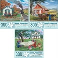 thumbnail image 1 of Bits and Pieces Jigsaw Puzzles Sunny Season Collection by John Sloane 300 Piece 3-Pack 18" x 24", 1 of 9