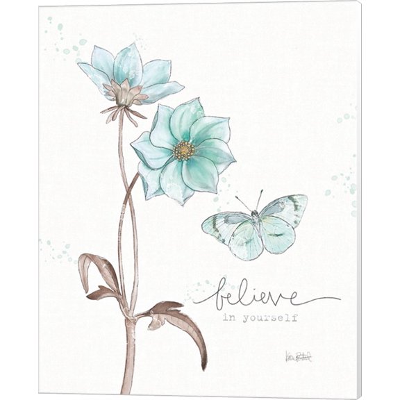 Bits of Blue II by Katie Pertiet, Canvas Wall Art, 16W x 20H