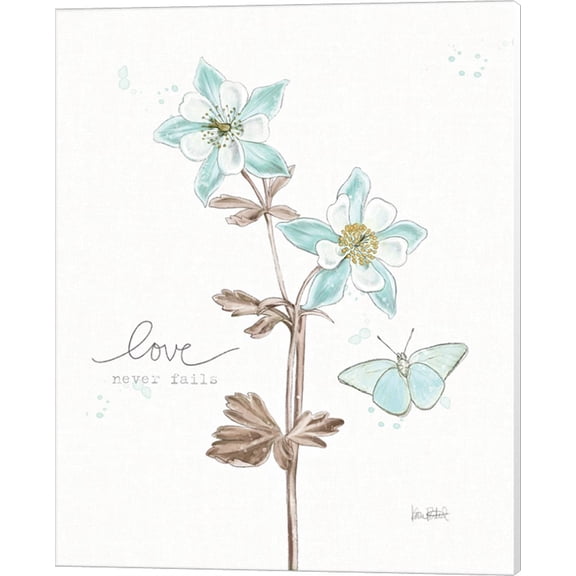 Bits of Blue IV by Katie Pertiet, Canvas Wall Art, 16W x 20H