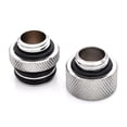 thumbnail image 1 of Bitspower G1/4" D-Plug Set, 15mm, Silver Shining, 1 of 3
