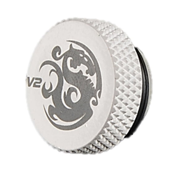 Bitspower G1/4" Stop Fitting V2, Deluxe White