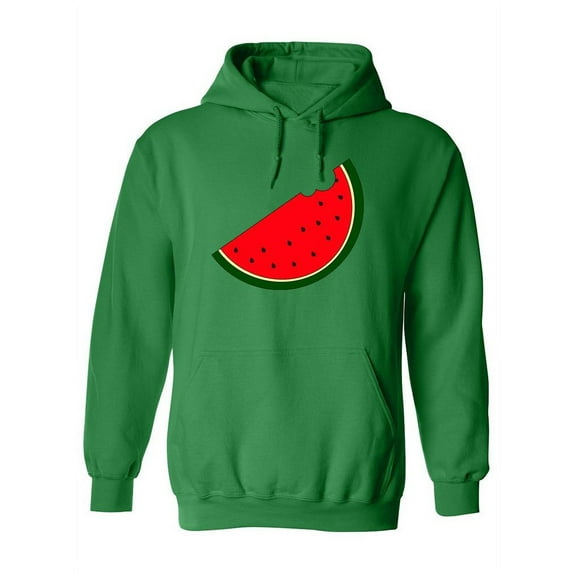 Bitten Watermelon Hoodie Women -SPIdeals Designs, Female Large